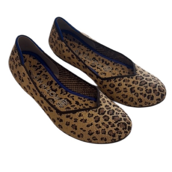 Rothy’s Stylish Cheetah Print Women's Flats size 7